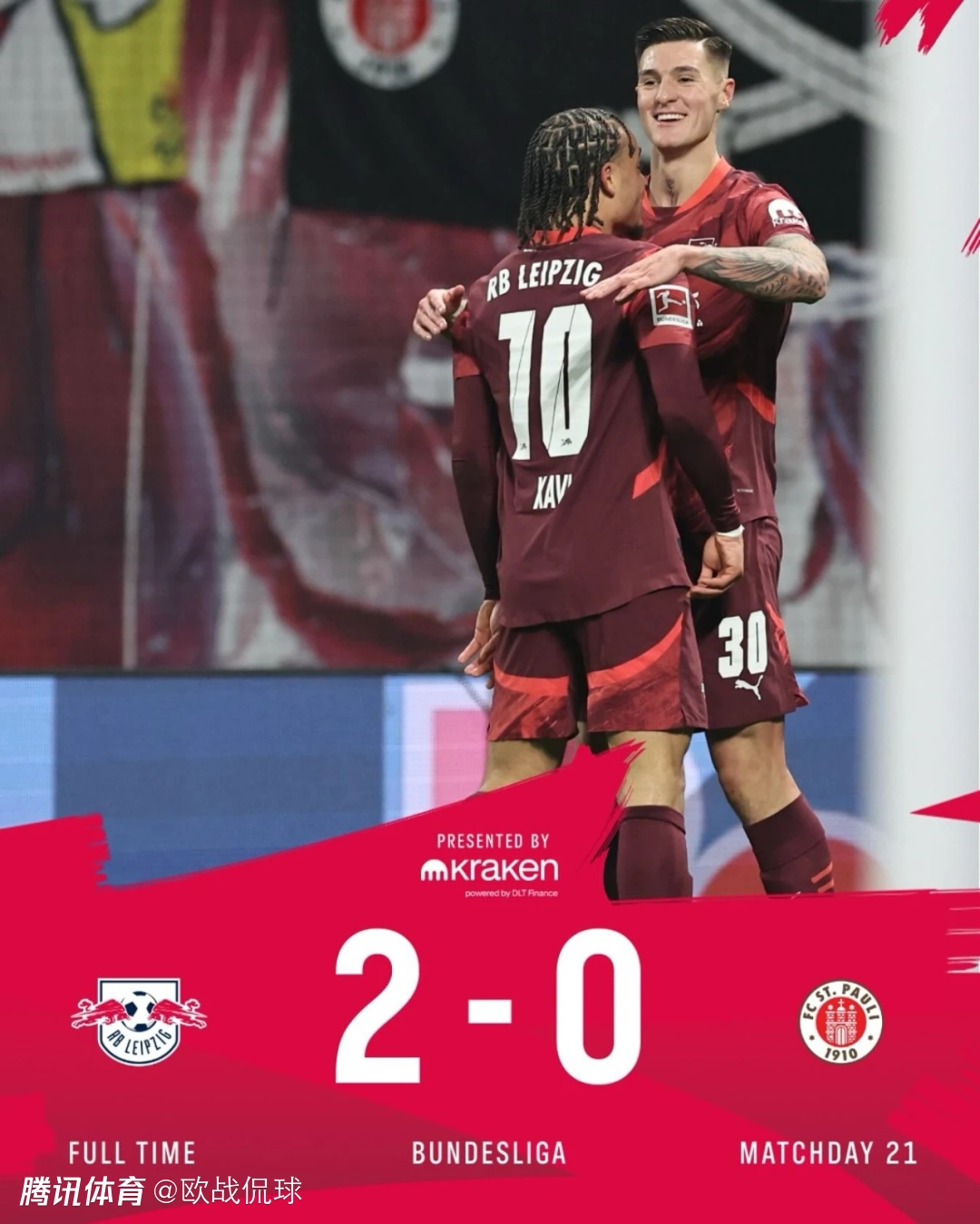 莱比锡主场力克奥格斯堡,继续保持不败纪录 莱比锡主场力克奥格斯堡,继续保持不败纪录